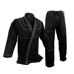 2024 nuevo uniforme completo de marca hecho a medida transpirable MMA lucha Karate traje Hip Hop Karate cinturón con desgaste de artes marciales - Product Image 2