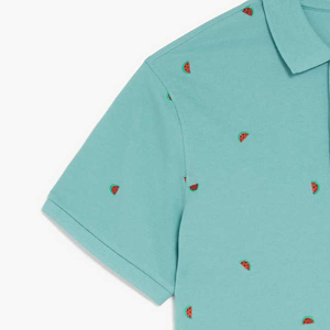 Polo de manga corta para hombre, informal, mezcla de algodón, Cuello clásico, Golf, tenis, oficina, negocios, ropa de trabajo, ropa de verano, Top - Product Image 6