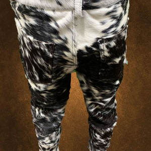 Pantalones de Cuero Vacuno para Hombre, Nuevo Diseño, Corte Ajustado, Recién Llegados, Mejor Calidad, Cierre de Botones, Hechos a Medida - Product Image 2