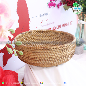 VENTA CALIENTE Exportación de Vietnam Venta al por mayor Cesta de almacenamiento de ratán Tamaños y formas personalizados disponibles - Product Image 2