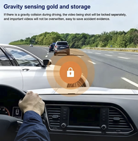 Caméra embarquée 4G à double objectif pour camion, 4 caméras, 4 canaux, boîte noire de voiture, DVR, suivi GPS, gestion de flotte