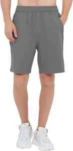 Shorts de sport pour homme, solides, de haute qualité, respirants, imperméables, à séchage rapide, décontractés, pour la salle de sport, la course à pied, en tissu Oxford, taille élastique - Product Image 5