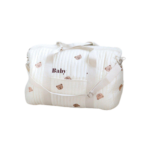 Lujo grande personalizado viaje mamá pañal hombro almacenamiento mamá pañal organizador algodón acolchado bebé <span class=keywords><strong>Hospital</strong></span> <span class=keywords><strong>bolsa</strong></span> - Product Image 1