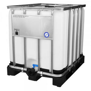 Tanque de Plástico IBC Industrial de 1000L con Jaula de Acero, Diseño Personalizado de Fábrica, Almacenamiento de Productos Químicos Líquidos, Almacenamiento de Agua, Alta Resistencia - Product Image 1