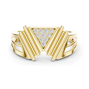 Anillo de Mujer de Oro de 18 Quilates con Diamante de Laboratorio, Claridad VVS-VS EF, Opciones de Oro Rosa, Amarillo y Blanco, Diamante de Laboratorio y Moissanita de 0.119 CT - Product Image 2