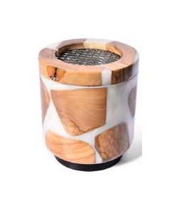 Quemador Bakhoor de resina y madera de nuevo diseño, quemador de incienso religioso hecho a mano a precio mayorista Mubakhir - Product Image 1