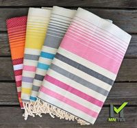 100% coton jette des tissages personnalisés gaufré Jacquard hareng os thermique sans accroc Leno tisse couleurs tailles poids en vrac