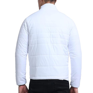 Chaquetas acolchadas hechas a medida para hombre Diseño de burbujas de invierno Cuello levantado Lona de alta calidad Logotipo impermeable Impreso Bajo MOQ - Product Image 3
