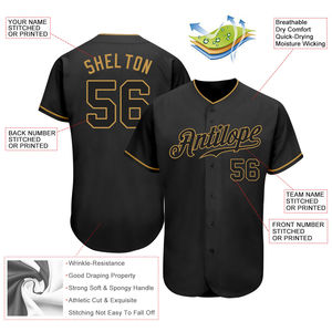 2025 venta al por mayor 100% poliéster hombres béisbol Jersey mejor estilo personalizable OEM moda transpirable Softball uniforme precio barato - Product Image 3