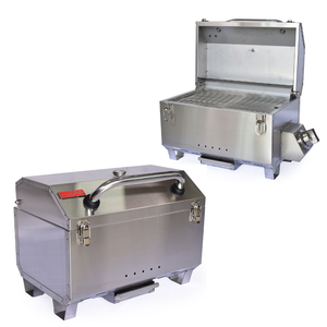 Parrilla de acero para barbacoa, 60cm, 01 quemadores, alta calidad, buen precio, convertible, fácil de montar, no recubierta, barbacoa Inox 430 - Product Image 1