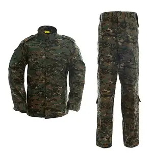 Wholesale Customization Hunting Suit Uniform Camouflage Shirts Hunting Outfit Men's Winter Jacket and Pants Uniform