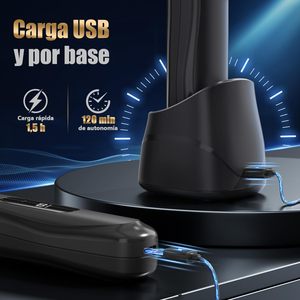 Afeitadora Eléctrica USB con Pantalla LED para Mujer, Impermeable IPX7, con 4 Peines de Precisión para Rostro y Cuerpo, para Uso en Hoteles - Product Image 2