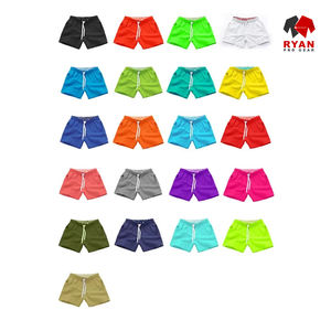 Short en tissu personnalisé en coton polyester Séchage rapide Impression de logo avant Short chaud personnalisé pour hommes adultes - Product Image 3