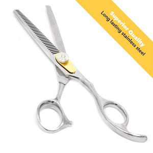 Prix usine japonais en acier inoxydable 440C ciseaux de coupe de cheveux de barbier nouvelle conception ciseaux amincissants - Product Image 3