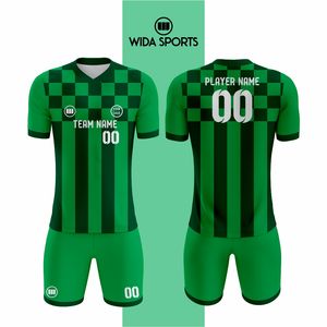 ชุดฟุตบอลแบบสั่งทำพิเศษ พิมพ์ลายแบบซับลิเมชั่นเต็มตัว ชุดฟุตบอลสำหรับสโมสร ชุดฝึกซ้อมฟุตบอล ชุดฟุตบอลสำหรับผู้ชาย - Product Image 4