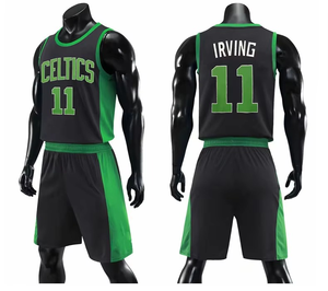 Vente en gros de tissus en polyester 100% de haute qualité pour basket-ball unisexe, impression par sublimation personnalisée, légère et de qualité supérieure - Product Image 6