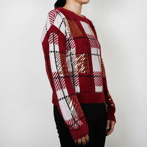 Suéter de Mujer Tejido Suave Hecho a Mano en Pakistán, Suéter de Punto Trenzado Acogedor para Mujer, Temporada de Invierno, Suéter de Moda para Mujer - Product Image 6