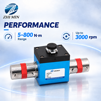 Capteur de couple rotatif dynamique IP66 de 5-800 Nm avec une non-linéarité de 0,1 % FS pour les tests de moteurs, de boîtes de vitesses, de pompes et d'éoliennes