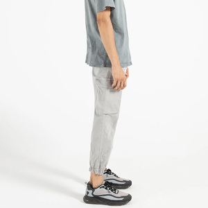 กางเกงผ้าแคนวาสสำหรับผู้ชายกางเกงผ้าคอตตอนผ้าทอสวมใส่สบาย - Product Image 4