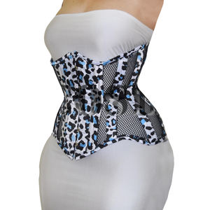Corset amincissant à imprimé animal avec panneaux en mesh - Product Image 4