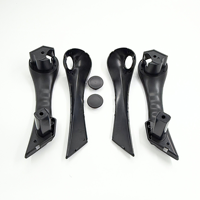 7701475315 7701475316 Nouveau jeu de poignées de porte intérieures en plastique ABS/PA Noir Avant Gauche Droit pour Megane II 2002-2012