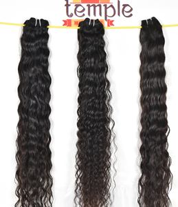 ผมมนุษย์แท้แบบไม่ผ่านกระบวนการถักทอแบบไม่ผ่านกระบวนการของอินเดียผมสีดำสำหรับผู้หญิงสีดำแบบคู่ - Product Image 5