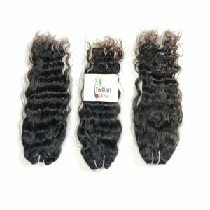 Vente en gros de cheveux de haute qualité à cuticules alignés avec texture soyeuse et extensions de cheveux humains indiens Remy forts pour femmes - Product Image 3