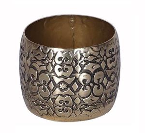 Rond de serviette en métal rond fait main mariage hôtel Table à manger porte-serviettes décoratif stocké pour une utilisation en fête - Product Image 6