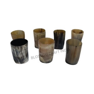 Authentique Marchandise Viking Véritable Corne de Vache Coupe Polie Animal Boeuf Corne à Boire Agate Décoration Nautique Grand Cadeau - Product Image 5