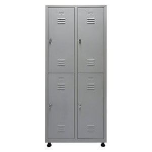 European Manufacturer's Heavy-Duty 4-Door Steel <b>Locker</b> Industrial Metal <b>Wardrobe</b> Schools Hotels Warehouses Apartments Hospitals - Product Image 1