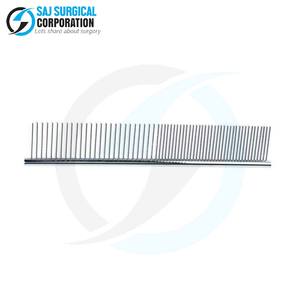 Peine de peluquero ergonómico de venta superior, mango de agarre de goma, dientes de acero inoxidable para uso sin fatiga durante todo el día - Product Image 5