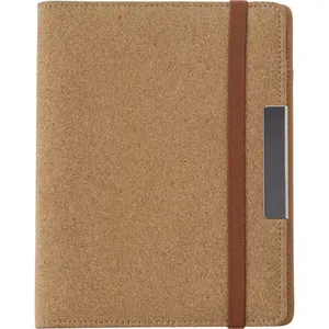 Portablocco in Sughero A5 Personalizzato Loretta, Porta Biglietti e Appunti Personalizzabile - Product Image 1