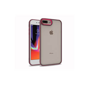 Étui de protection en silicone premium anti-traces de doigts ASMA Flora, motif floral lilas élégant, pour iPhone 8 Plus, inspiré de l'INS XR - Product Image 2