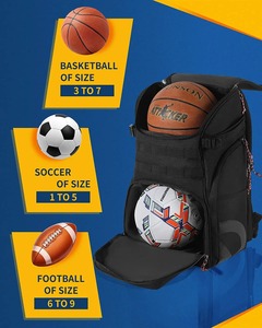 Mochila de fútbol, bolsa de baloncesto con compartimento para zapatos - Product Image 2