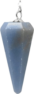 Venta al por mayor de péndulos de cuarzo de Angelita Cristales de adivinación a granel Herramientas de radiestesia de piedras preciosas de nuestra colección Péndulos de Angelita - Product Image 3