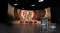 Écran LED de studio virtuel P1.95 P2.6 UHD 3D XR pour production VR, affichage LED intérieur 8K 4K pour studio TV
