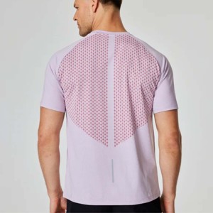 T-shirt de sport pour hommes léger évacuant l'humidité et idéal pour les exercices d'entraînement physique et les vêtements de sport - Product Image 3