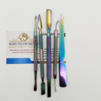 Kit professionnel de manucure et de pédicure de luxe pour hommes et femmes ensemble de soins des ongles en acier inoxydable 7 pièces avec boîte de luxe