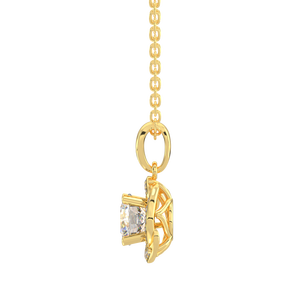 Colgante de joyería fina de oro amarillo de 10K con piedra CZ, colgantes personalizados elegantes para mujer para hacer joyas, rodio y chapado en oro - Product Image 5