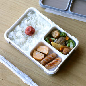 Poêle à frire multi-sections compatible induction IH |   Poêle en aluminium antiadhésive à 3 compartiments |   Poêle à frire pour accompagnement de bento - Product Image 5