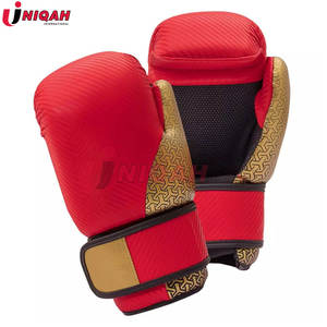 ถุงมือคิกบ็อกซิ่งหนัง PU ทนทานปรับสายรัดข้อมือกันลื่น8ออนซ์สำหรับมวยศิลปะการต่อสู้ - Product Image 3