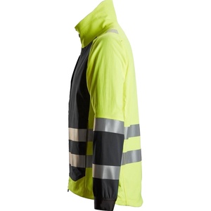 Veste de sécurité haute visibilité pour hommes, bande réfléchissante, vêtements de travail de construction, vêtements de travail industriels, veste de travail imperméable pour l'extérieur - Product Image 4
