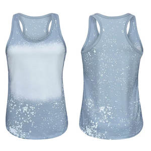 Camiseta sin Mangas Transpirable Sublimada para Mujer, Ropa Deportiva Informal y Cómoda, Chaleco Personalizado OEM, Camiseta sin Mangas para Gimnasio - Product Image 1