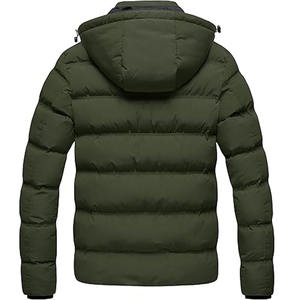 Chaqueta de Invierno para Hombre, Impermeable, Acolchada, con Cuello Alto, Chaqueta de Plumón Personalizada para Exteriores, Subida por Dress Sports - Product Image 4
