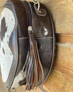 Bolso Bandolera de Cuero y Ratán Vintage para Mujer, Estilo Casual, con Bordado, Detalles de Plumas y Cierre de Cremallera, Estilo Western - Product Image 3