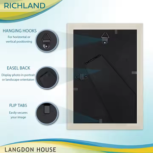 กรอบรูป4X6แม่พิมพ์พลาสติกสีทองขนาด5x7 8x10 8.5x11กรอบรูปไม้ตกแต่งตามสั่ง - Product Image 2