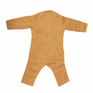 Combinaisons kurta shalwar pour nouveau-nés garçons - Beige - Product Image 4