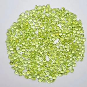 Mehrajudin Gems, Piedra Preciosa de Peridoto Verde Natural de 4mm, Piedra Suelta Calibrada con Corte Brillante, Piedra de Nacimiento de Agosto, Certificada por Terceros - Product Image 3