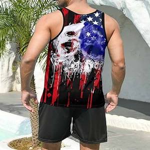 Wholesale <b>Men's</b> Sleeveless Fitness Fashion Tank Top <b>Men</b> Gym Quick Dry Ice Silk Singlet Mesh <b>Sport</b> <b>Vest</b> with made by Dress <b>Sports</b> - Product Image 4