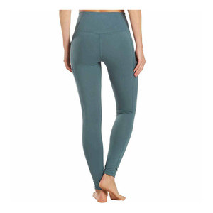 Leggings de yoga transpirables con cintura elástica cruzada para uso al aire libre para mujer - Product Image 3